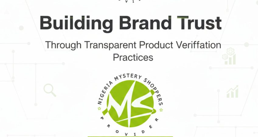 product or service verification